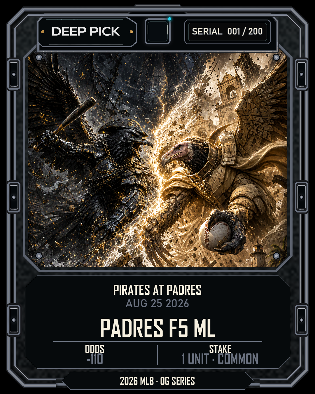 San Diego Padres F5 ML collectible front