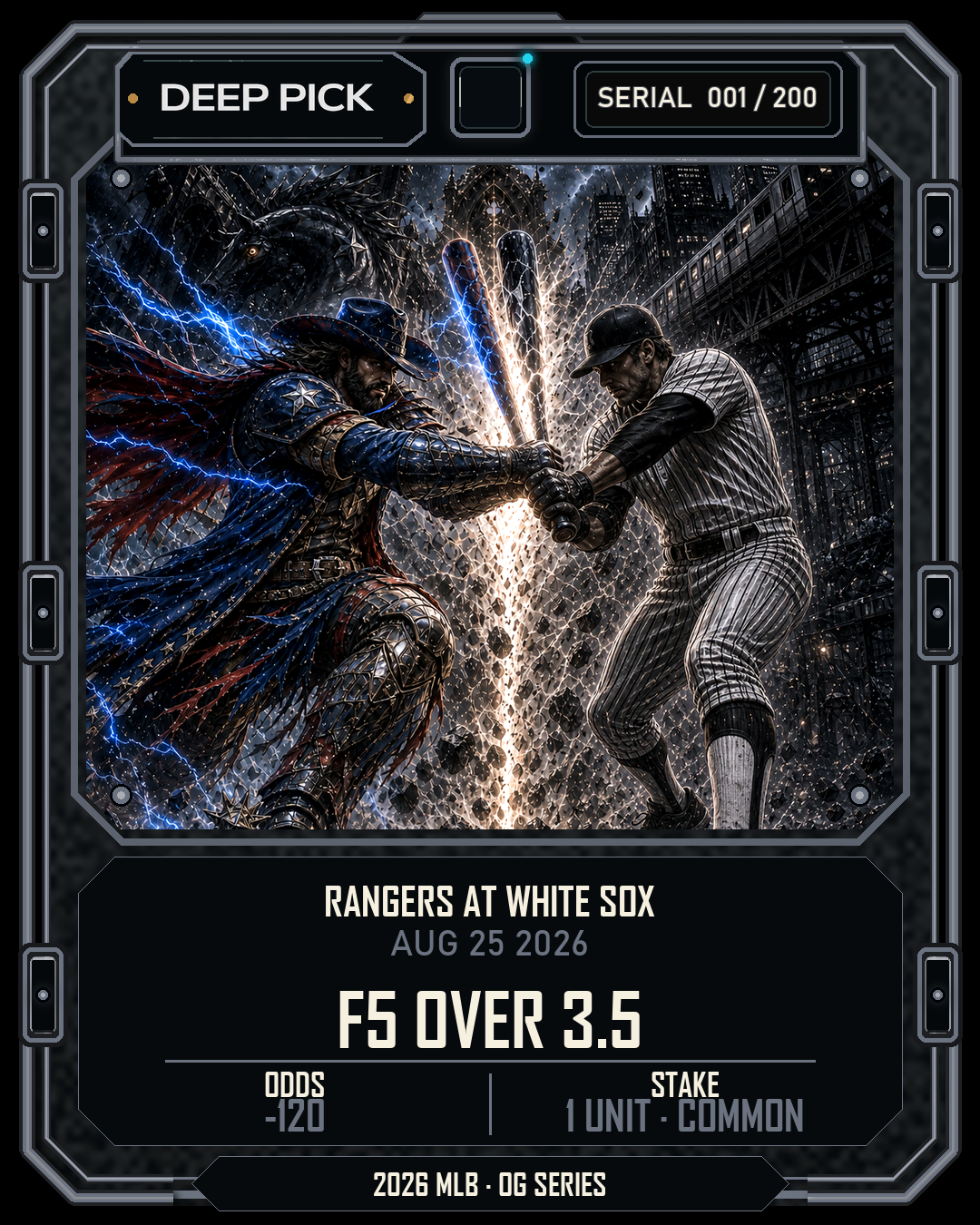 F5 OVER 3.5 collectible front